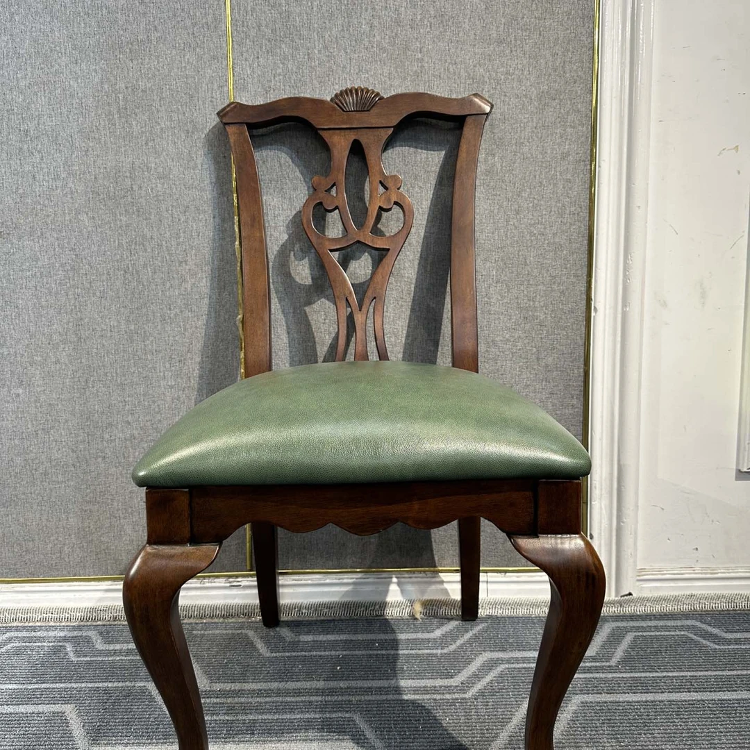 两把CY350餐椅540*620*1000坐高530美式简约座椅坐具