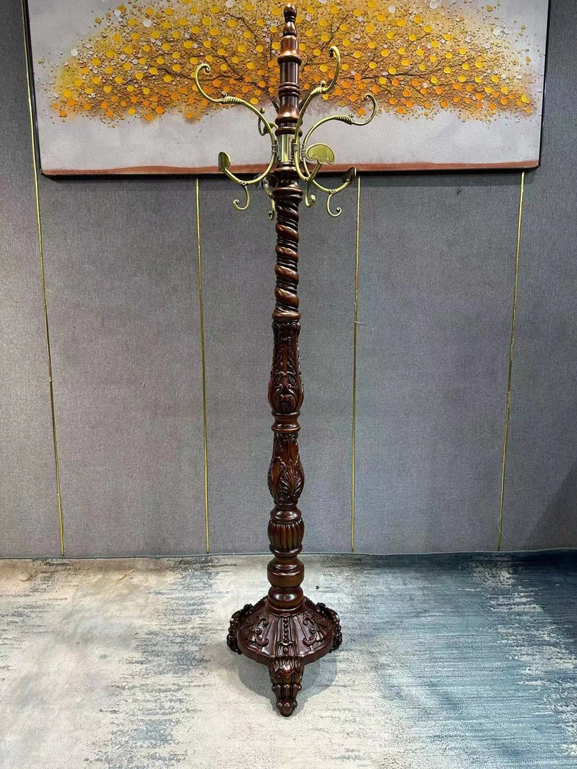 GYJ102 挂衣架 【规格】440*440*2100 美式复古家用边几角落玄关