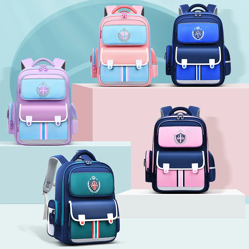 【AH】恒沃品牌设计款护脊书包护腰护脊减负书包1536-59.9#1536#