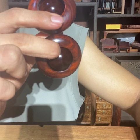 木转运珠手把件32元