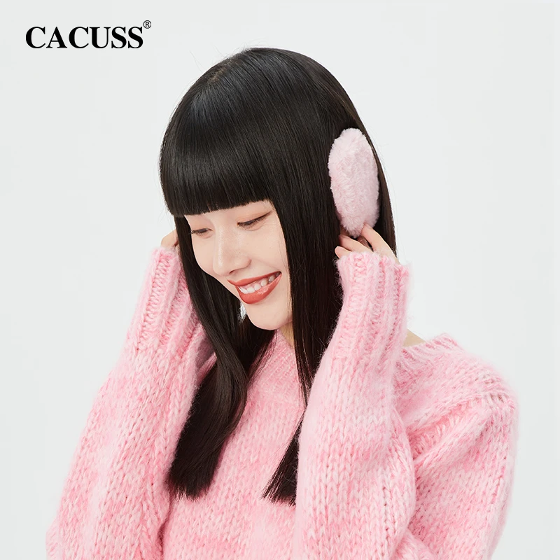 【美拉德】Cacuss冬天毛绒保暖无间耳捂子耳包护耳罩耳套女耳暖百搭