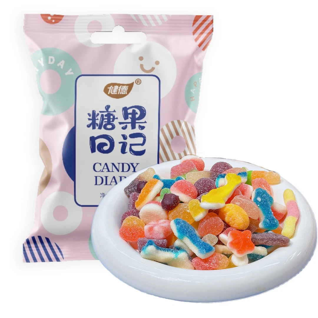 【宠粉福利】橡皮糖软糖果汁彩虹糖果混合味童年qq糖过新年零食批发