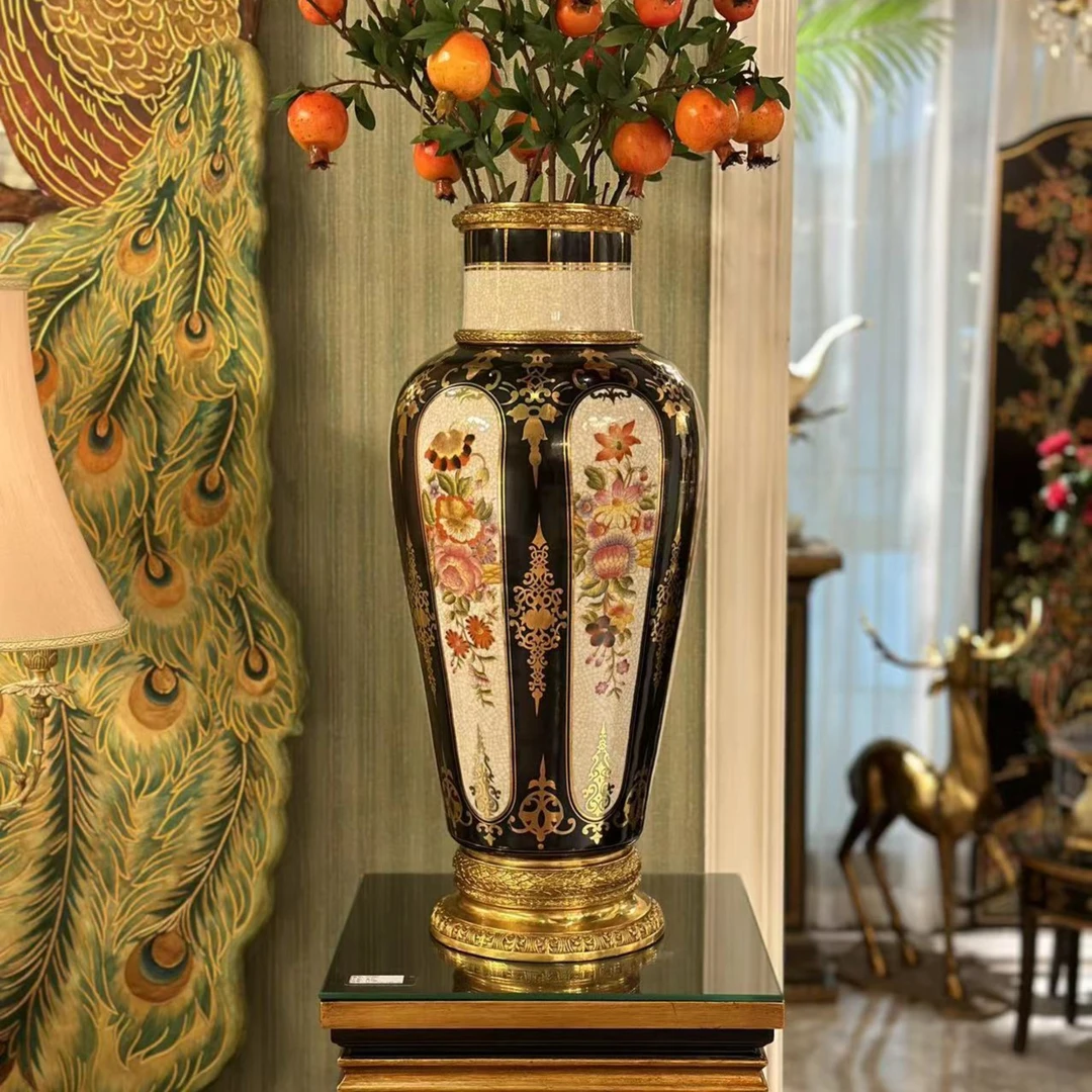 派力斯英伦公爵系列高温陶瓷手绘培水培鲜花卧室客厅书房台家居品