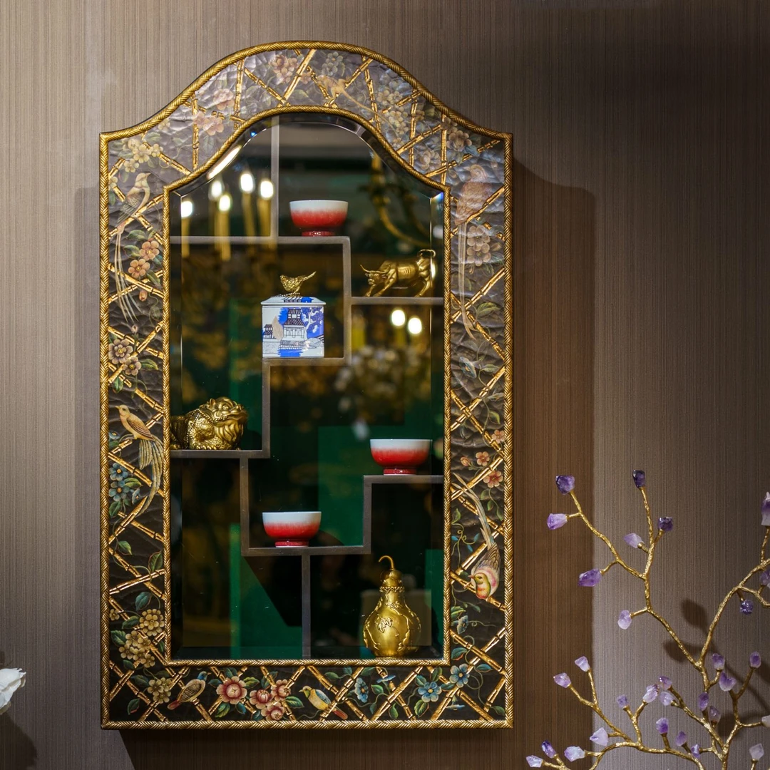 派力斯复古花卉工艺壁挂客厅卧室装饰画家居挂画