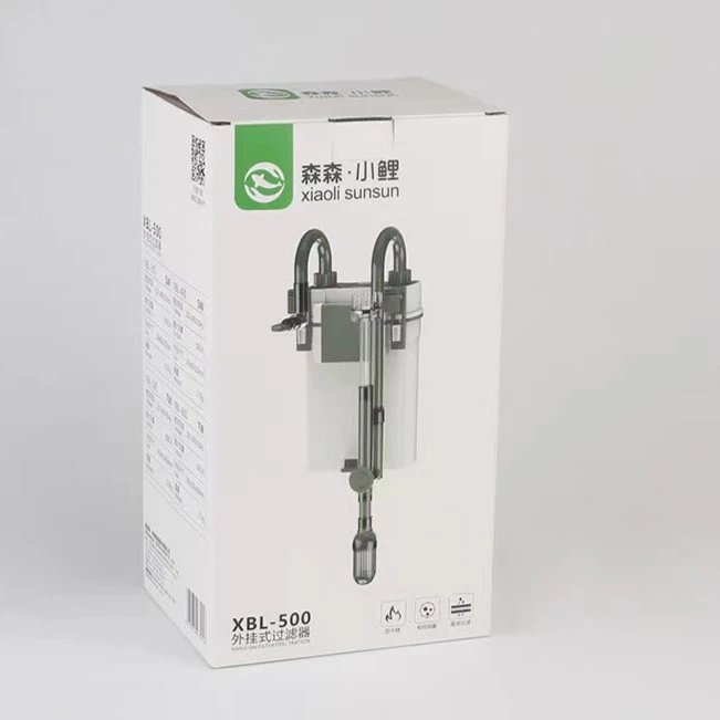 SUNSUN/森森外挂式过滤器壁挂式过滤器全国包邮，带500g混合滤材