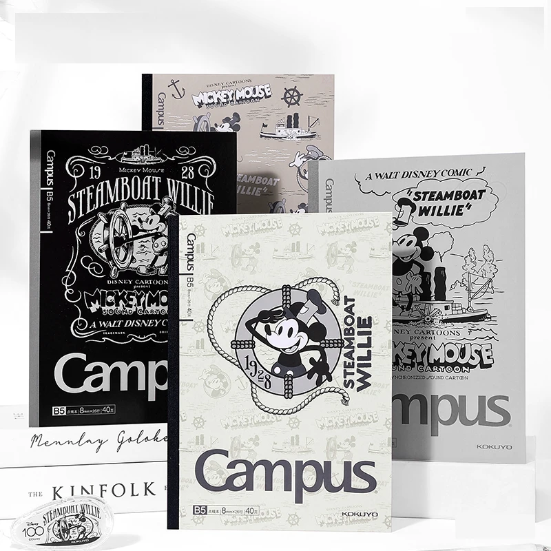 【迪士尼联名款】日本Campus无线装订本笔记本护眼纸面复古设计