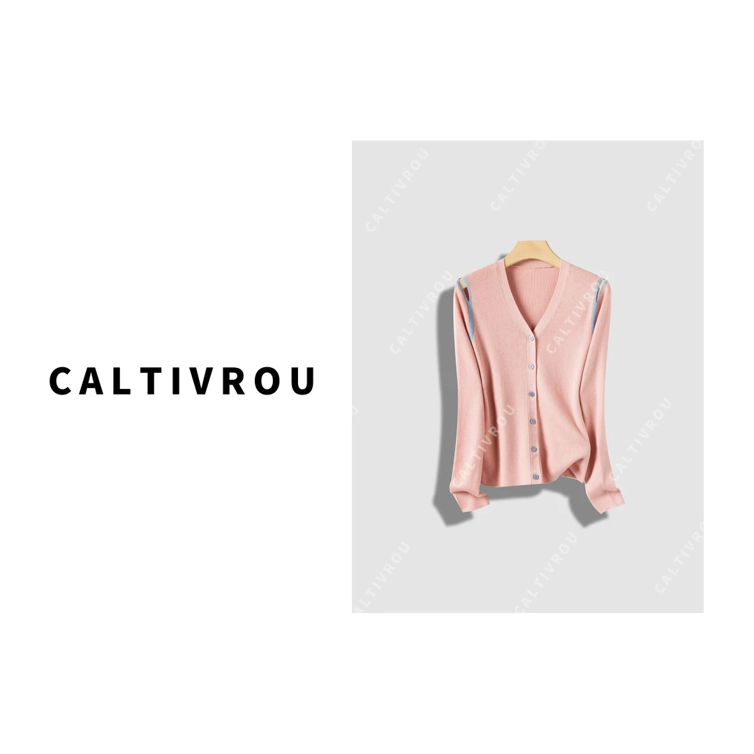 【现货】让人眼前一亮！设计感挖肩设计针织衫-A253-Y7717