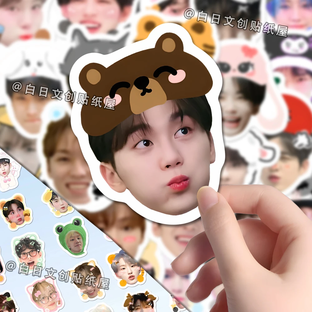 105张seventeen大头贴纸超萌高颜值ins风装饰DIY手机壳桌面墙面