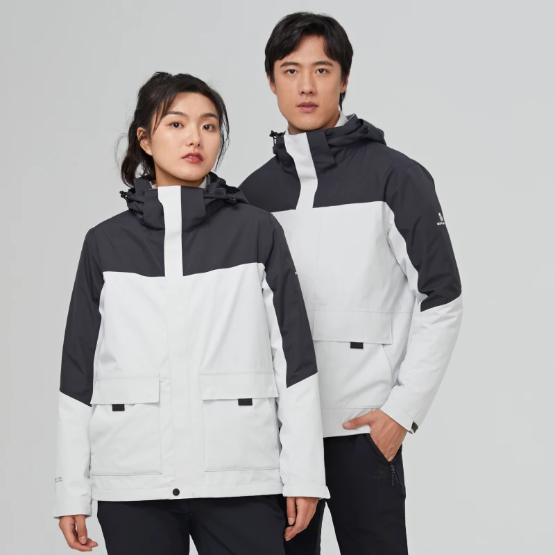 SCALER/思凯乐男羽绒内胆女两件套三合一防水防风冲锋衣 F2414988