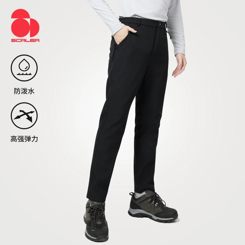 SCALER/思凯乐软壳裤男女秋冬加绒防水保暖防风F3902512-F3912512