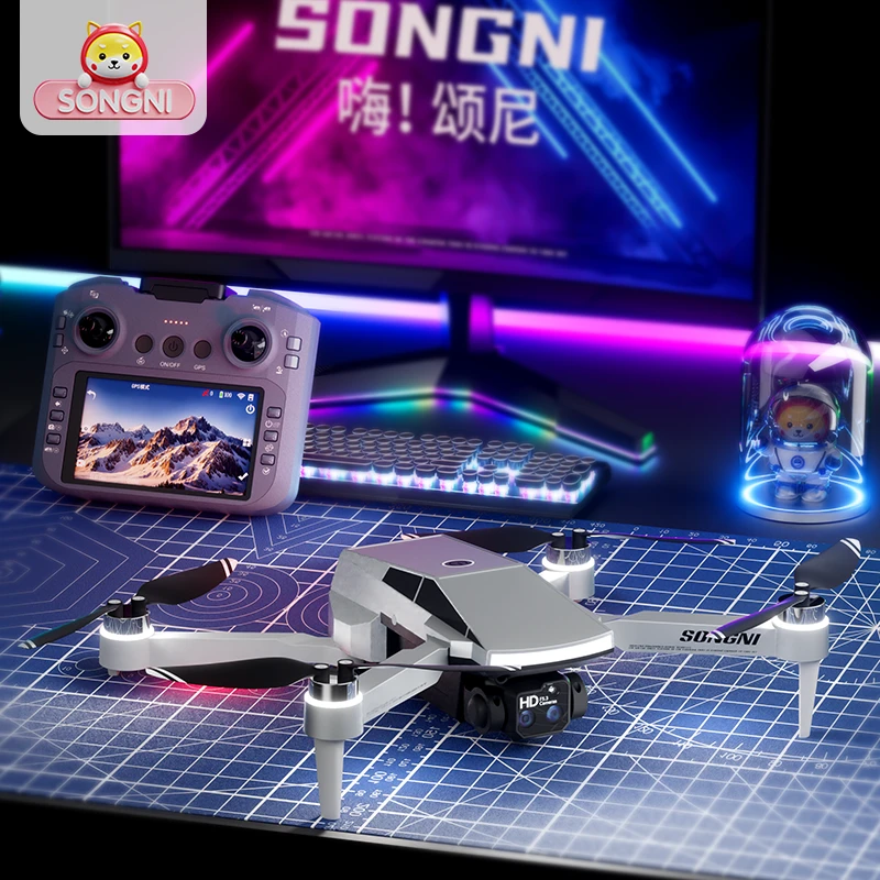 颂尼SN3无人机玩具航拍双摄像头男生飞行遥控定位返航电池礼物