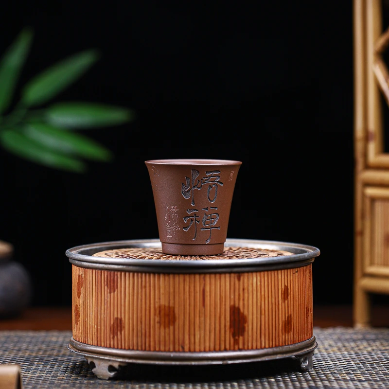 手工杯 | 非遗茶器  九斋悟禅手工闻香杯