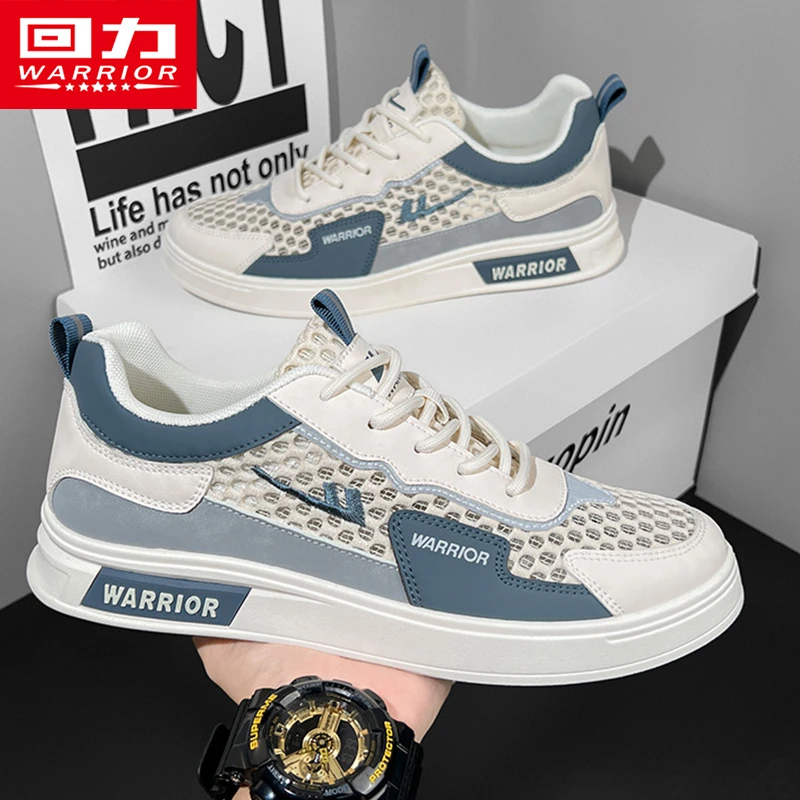 回力男鞋小白鞋夏季男士休闲百搭网面镂空透气防臭防滑潮鞋学生鞋