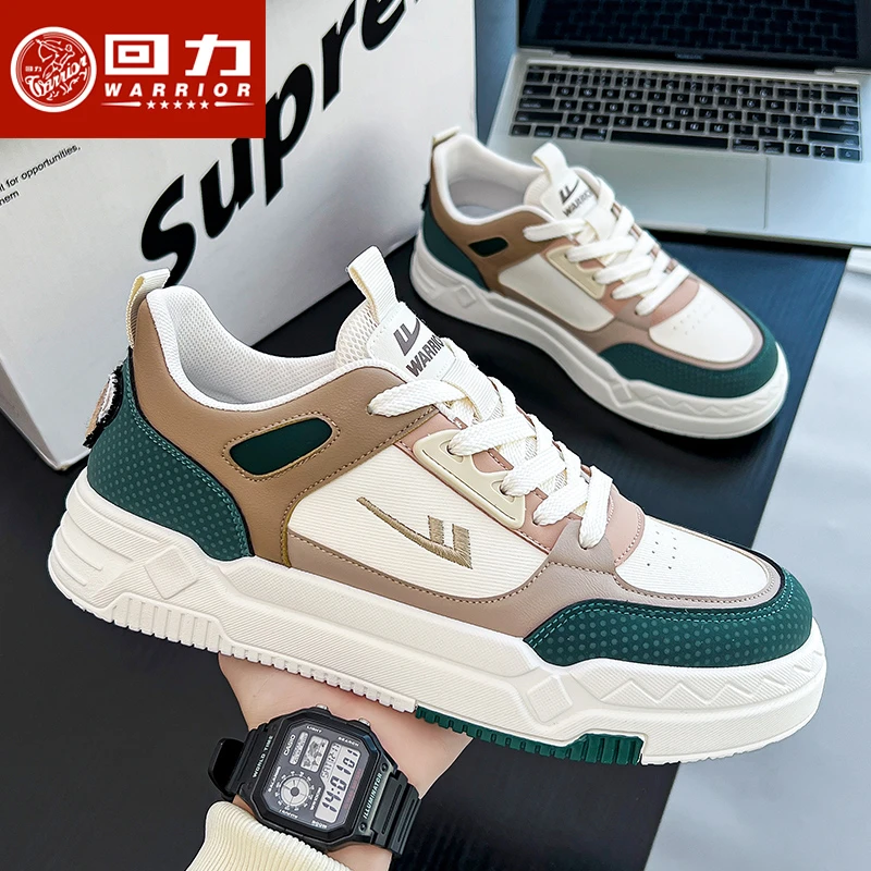 回力男鞋板鞋2024秋季情侣款百搭时尚增高潮鞋休闲小白鞋子男款