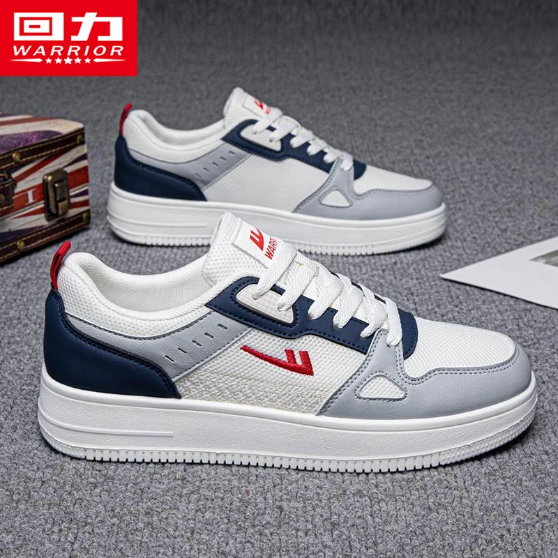 回力男鞋板鞋2024夏季男士低帮百搭网面透气学生潮鞋子男款小白鞋
