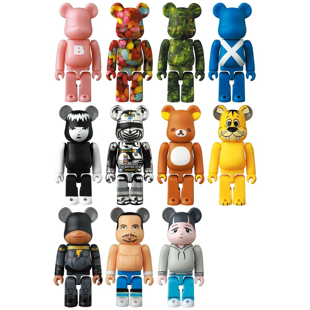 【现货】Medicom BE＠RBRICK 100%盲盒系列 积木熊 第45代