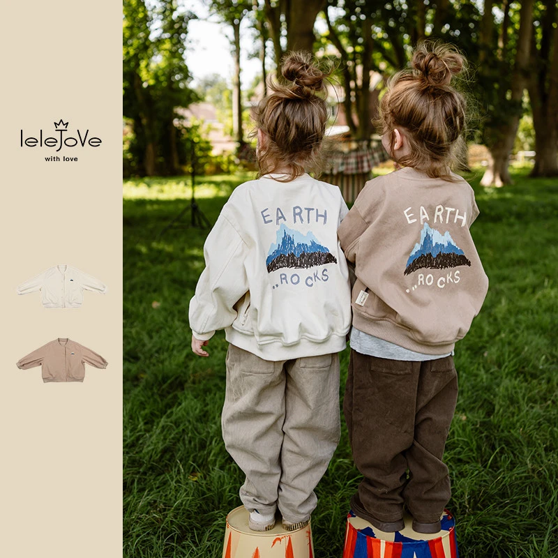 LELEJOVE活力出行元气棒棒服北欧风秋冬新款儿童球服外套4AT35722