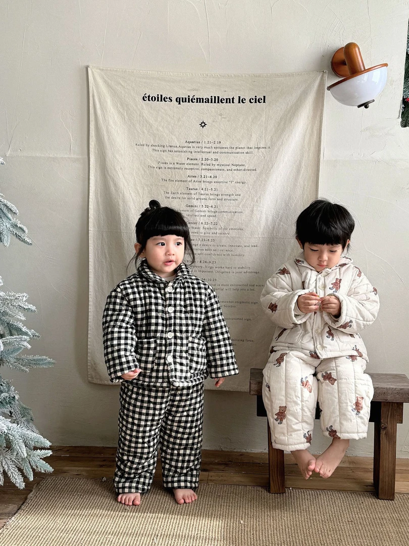 smdd0018-冬季超级保暖夹棉加绒家居服套装