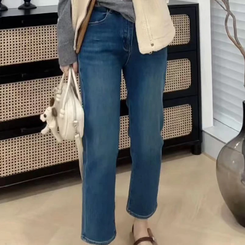 YX四 NZK771新款四面弹烟管裤加绒时尚休闲百搭韩版