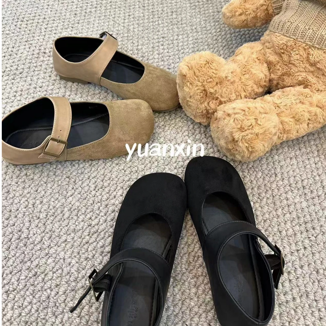 YX四 30185 新款 奶奶鞋两色