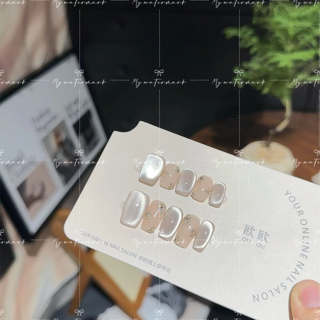 OUOU NAIL 「安娜」 纯手工穿戴甲10片装