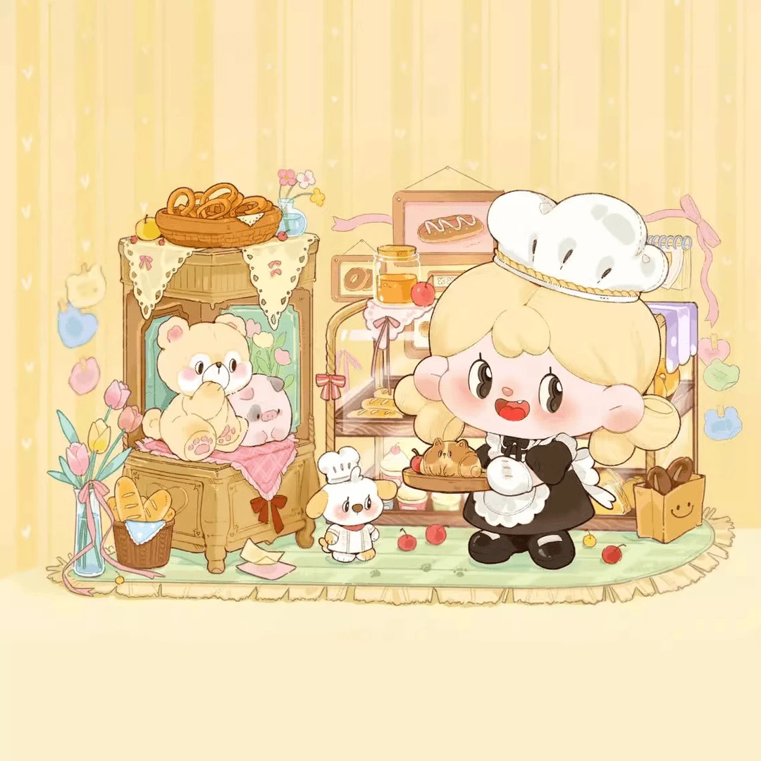 【拆盒】芭宝的面包坊萌粒盲盒潮玩手办