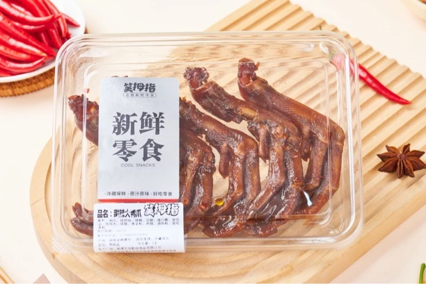 笑拇指甜辣大鸭爪