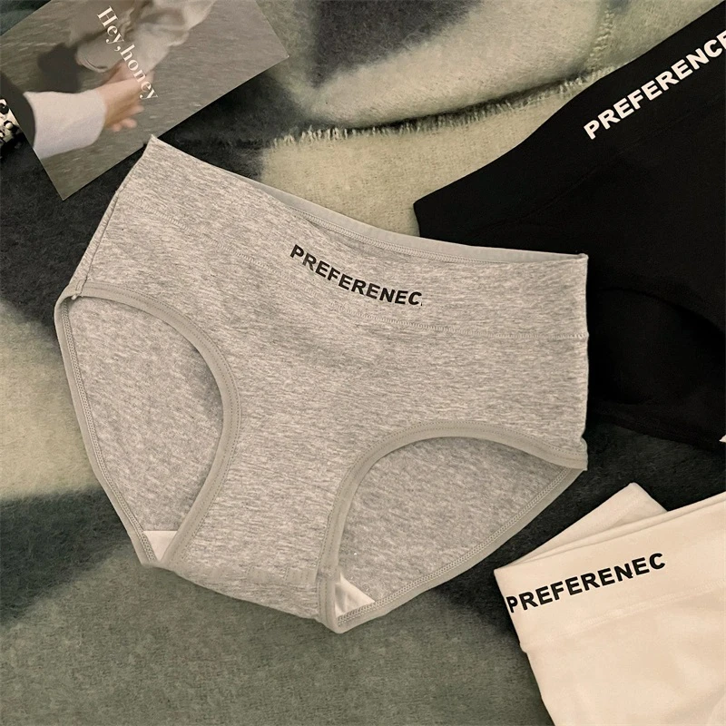 大码夏季女士纯棉中腰柔软少女学生舒适棉独立大码大码内裤