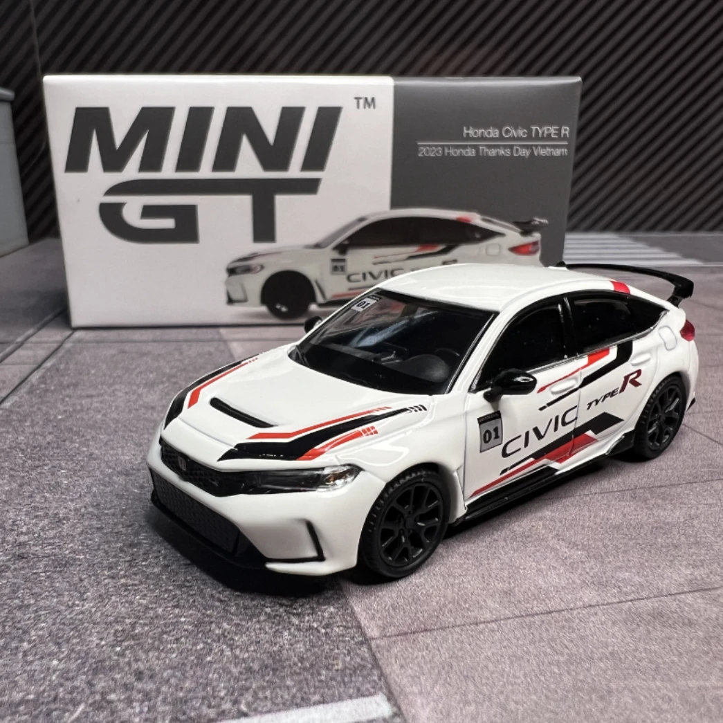 MINIGT 1:64本田思域Type-R合金车模仿真小比例 汽车模型收藏礼物