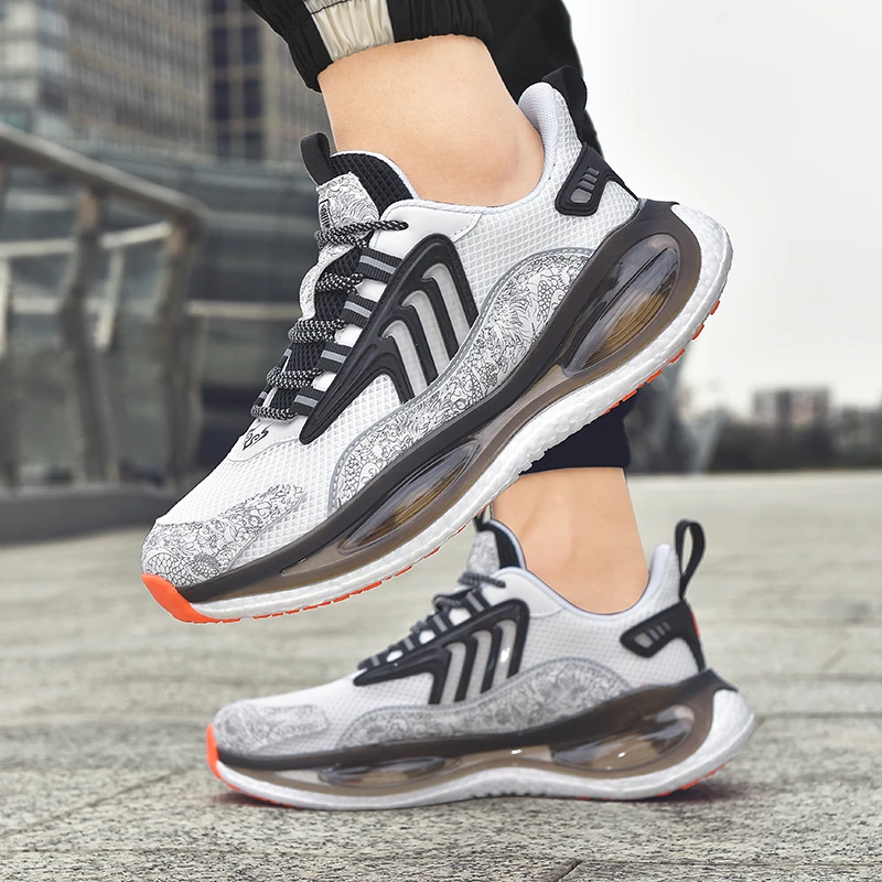 APPLE/苹果跑鞋男鞋夏季透气网面鞋时尚百搭潮鞋夜光减震跑步鞋子