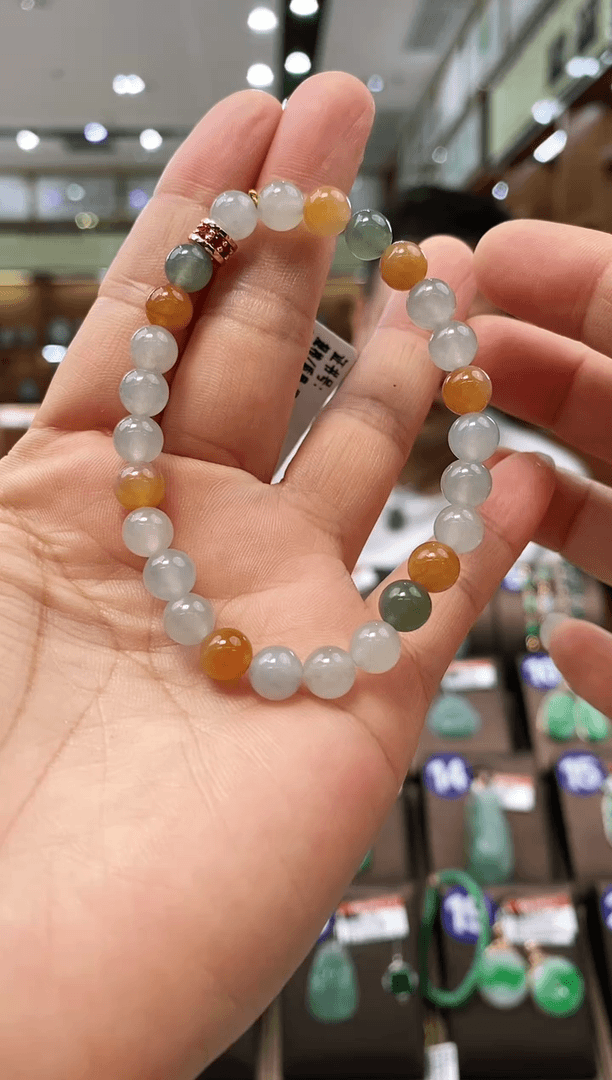 【闪购商品】翡翠颈饰未镶嵌手串