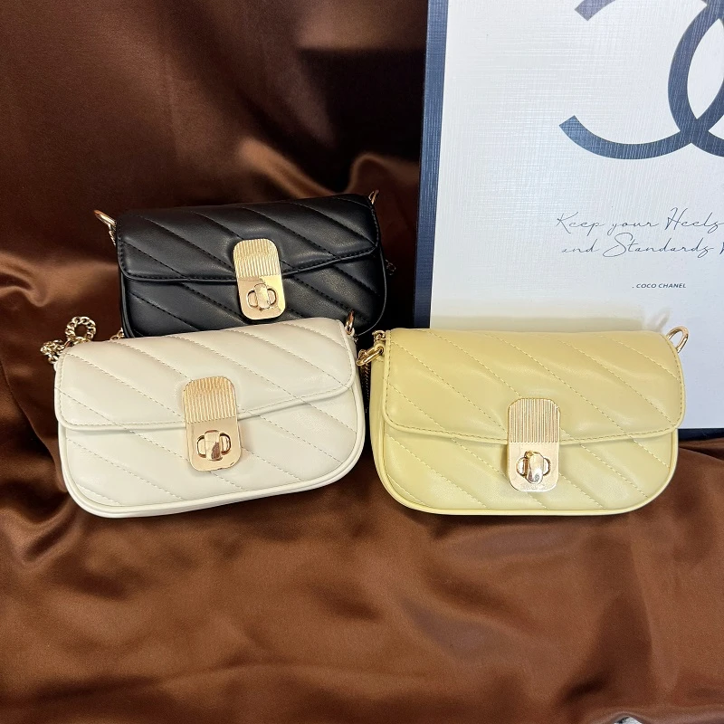 【吱吱家】时尚小众女包链条包百搭简约单肩斜挎包