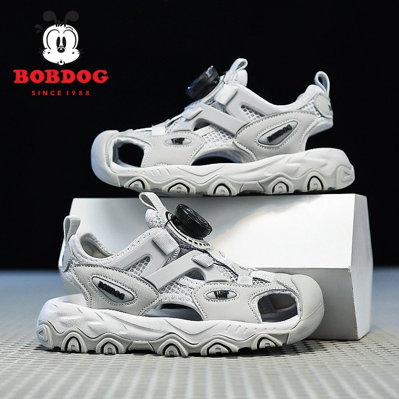 巴布豆2024年男童凉鞋儿童鞋子拖鞋外穿防滑春夏女孩沙滩鞋中大童