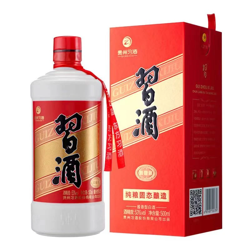 习酒贵州习酒圆习酒酱香型白酒53度500ml*1瓶