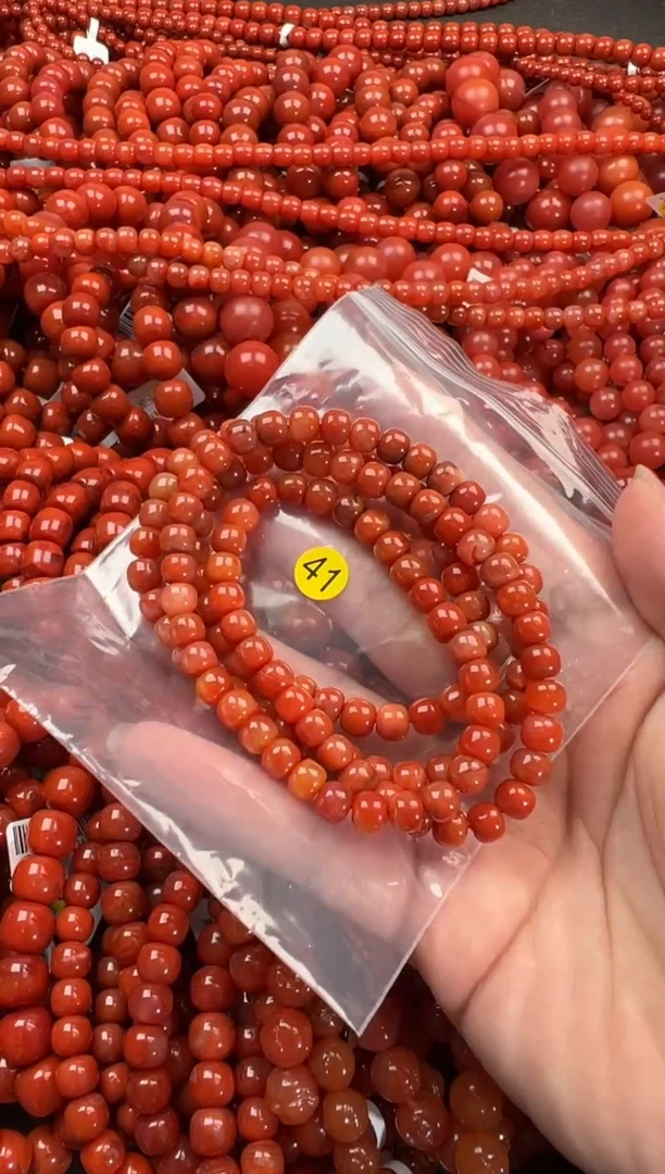 【闪购商品】南红玛瑙手链未镶嵌6+