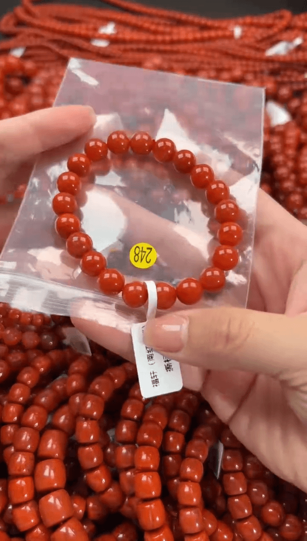 【闪购商品】南红玛瑙手链未镶嵌9+