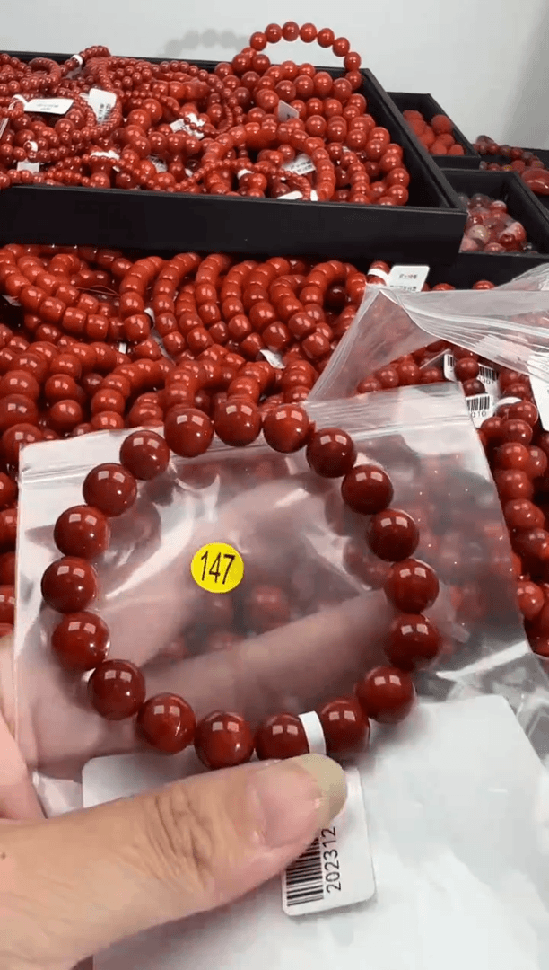 【闪购商品】南红玛瑙手链未镶嵌10