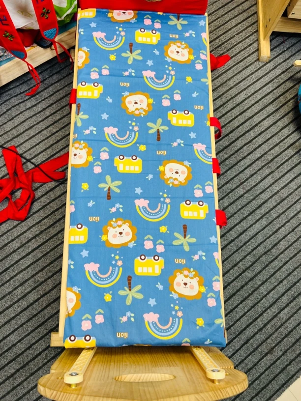 幼儿电动乌鲁给摇篮床荞麦皮垫子吸热隔潮好打理荞麦垫长绒棉套