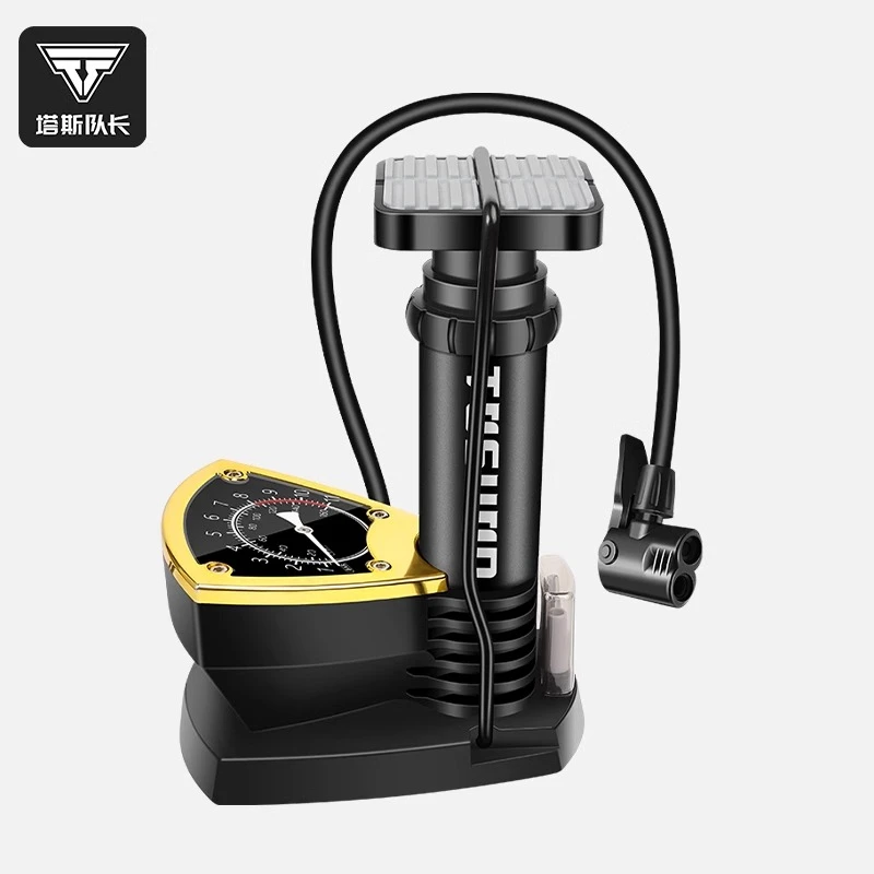 塔斯队长打气筒自行车家用便携多功能电动电瓶车摩托车高压充气泵
