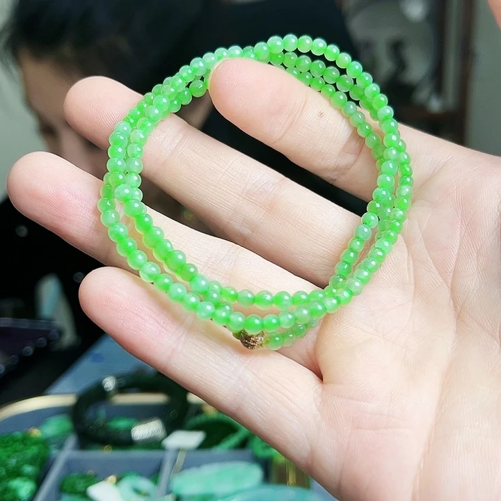 翡翠手链未镶嵌手链