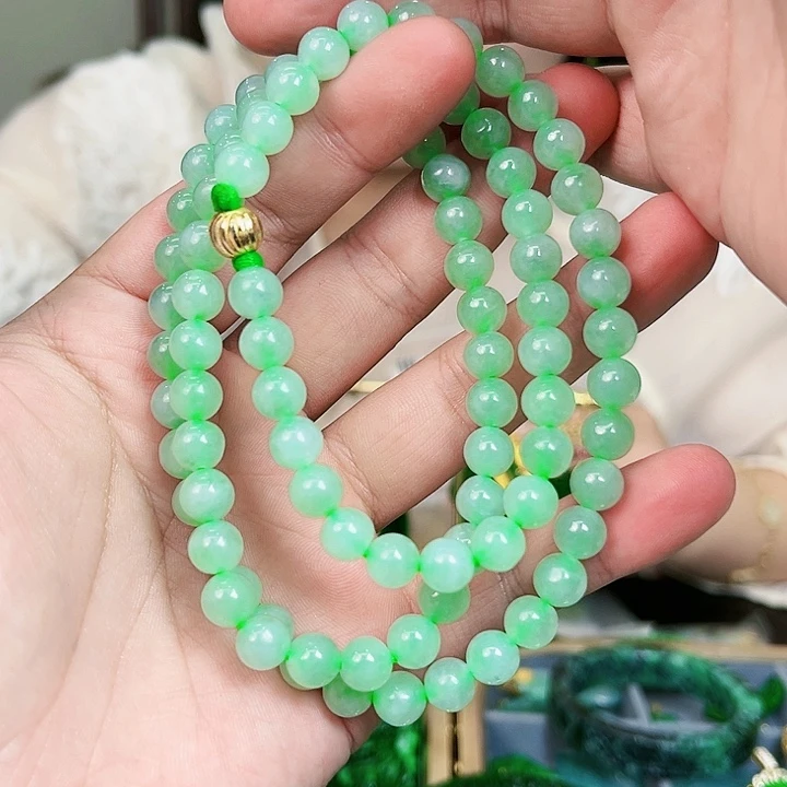 翡翠手饰未镶嵌手链