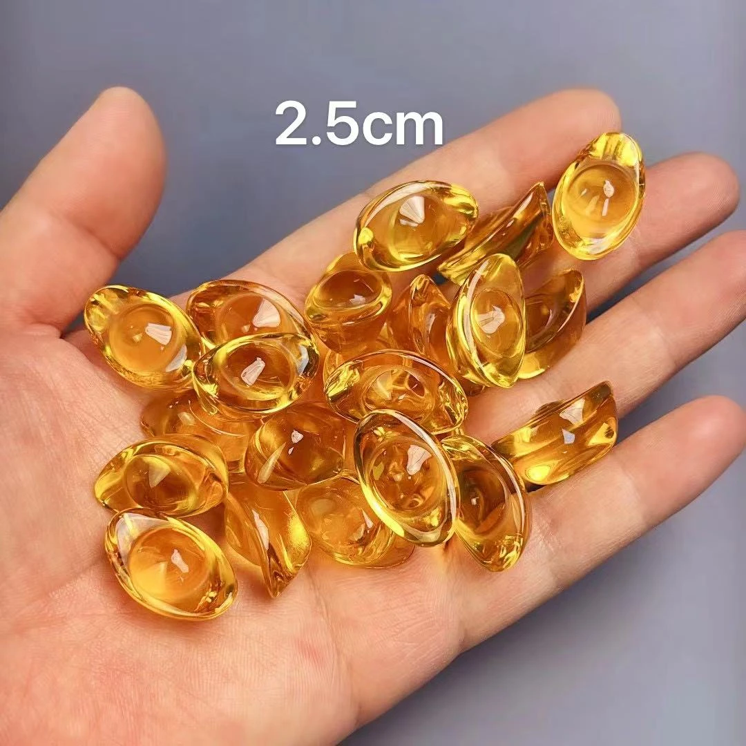 压缸水晶小元宝百福缸聚宝盆填充吉祥家居摆件