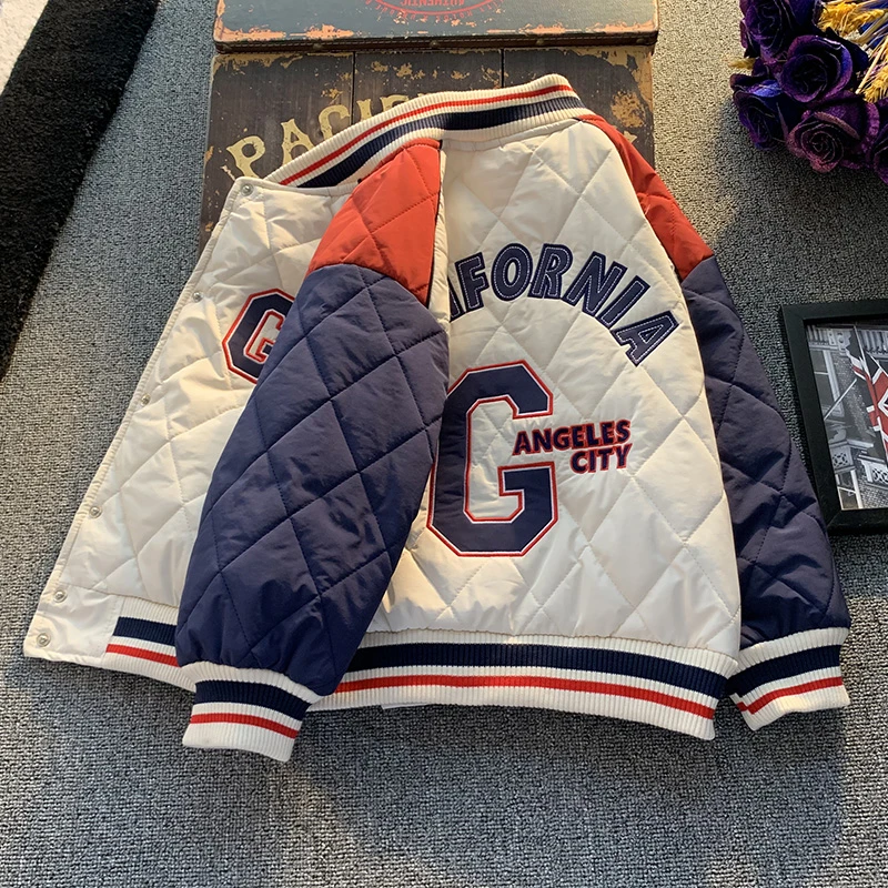 儿童套装男童外套夹棉棒球服棉衣秋冬加厚韩版男孩2023新款秋装潮