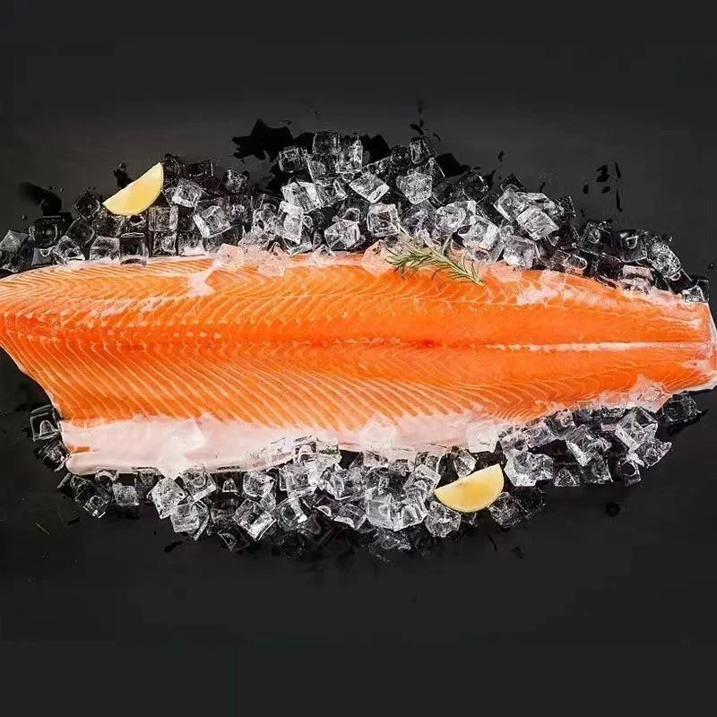 国产新疆三文鱼 冰鲜鲜切2-4斤去骨去刺鱼柳带皮 刺身虹鳟三文鱼