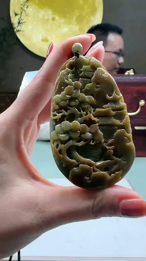 【闪购商品】翡翠颈饰未镶嵌ML@@LD1222H037