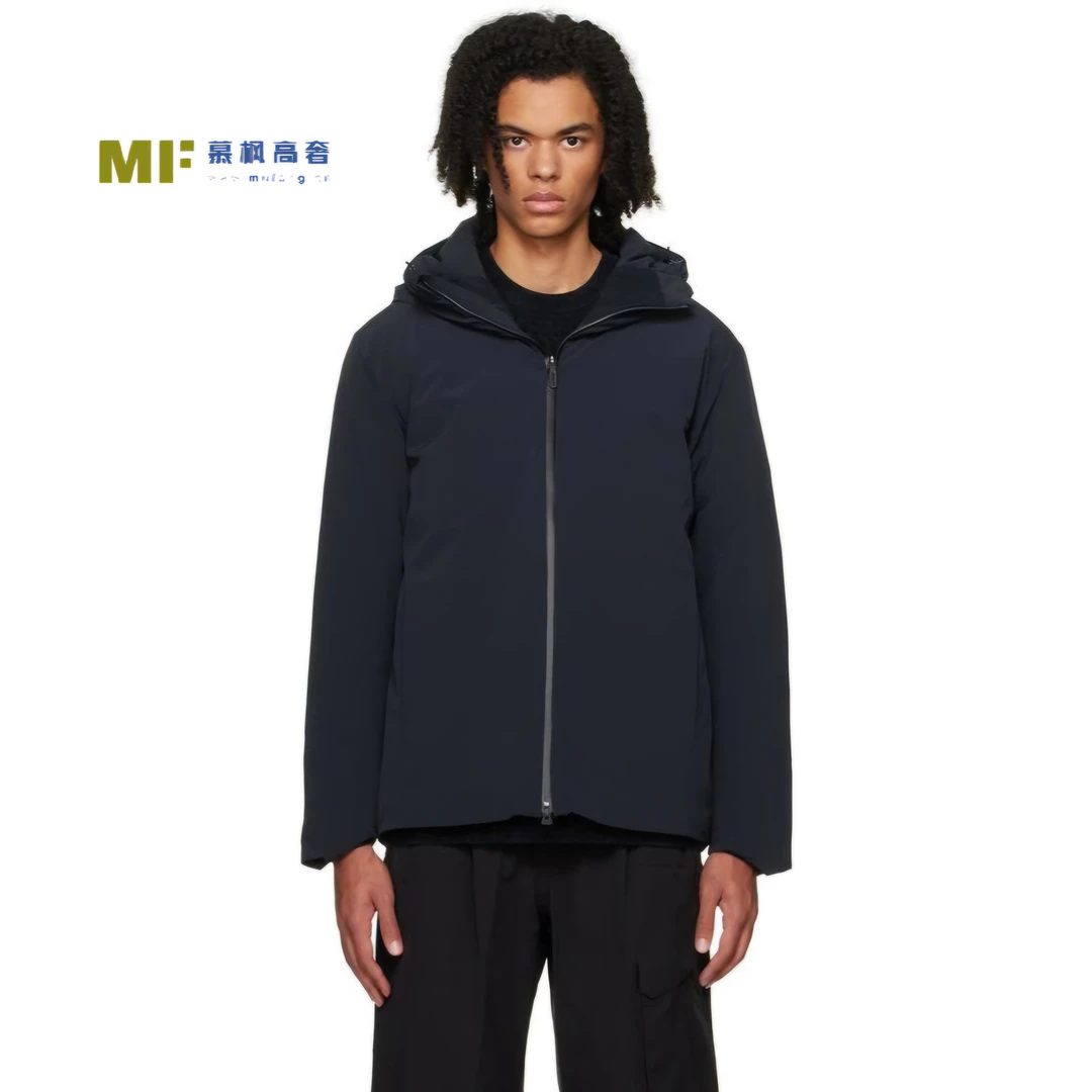 迪*特设计款白鹅绒内里石墨烯男士冬季连帽百搭休闲款羽绒服2129