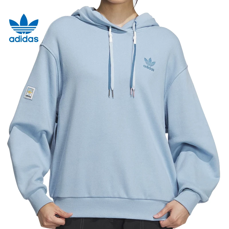 adidas/阿迪达斯三叶草女子时尚圆领运舒适秋季动休闲卫衣IW9415