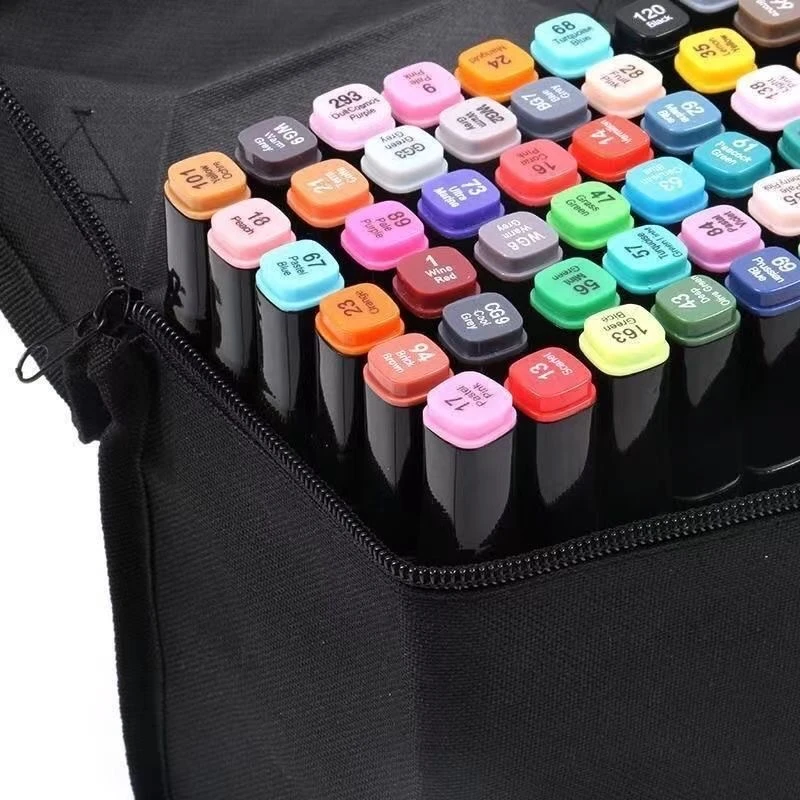 浩才80色水彩笔 手提便捷