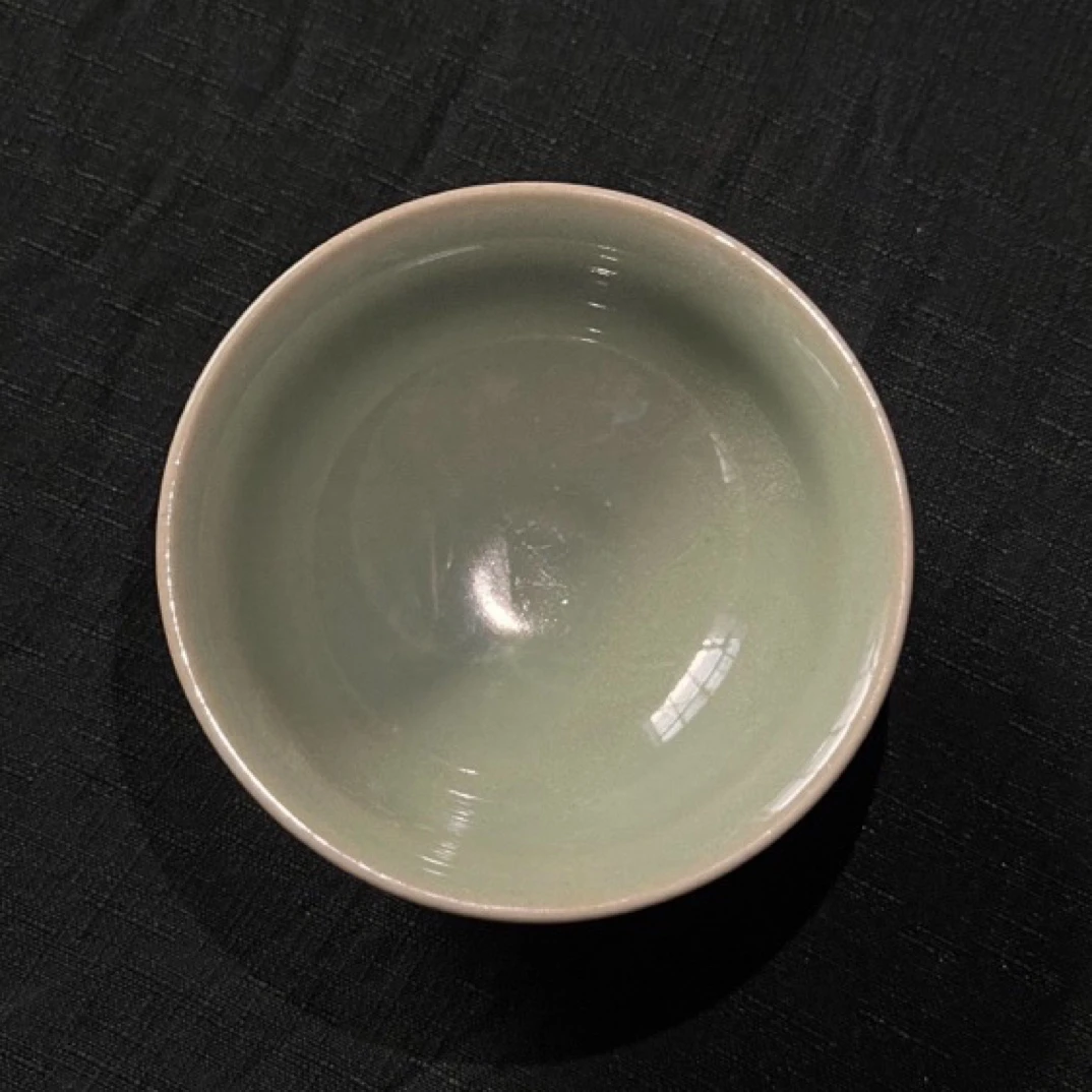 冰裂纹茶杯手工茶具陶瓷主人杯名窑天青釉品茗杯缠枝