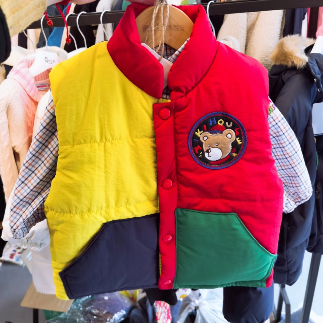 MH日单合集 刺绣贴布 棉马甲 和 外套 等 男女童宝宝童装